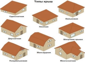 Крыша для частного дома: виды и особенности