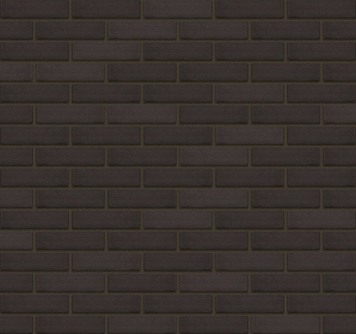 Клинкерная фасадная плитка Volcanic black (18) Вулканический черный