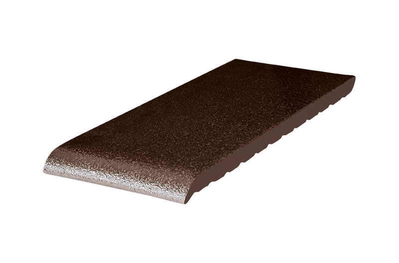 Клинкерная плитка для подоконников Коричневый глазурованный (02) Brown-glazed