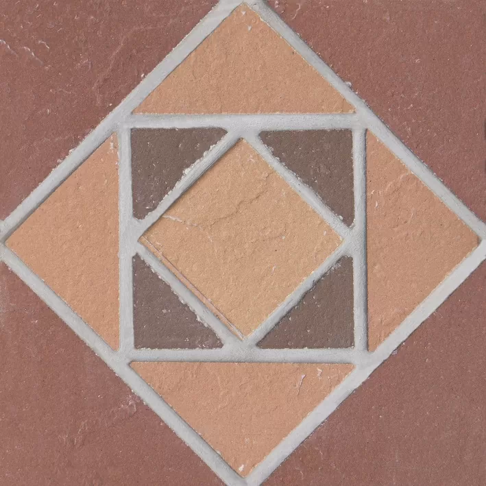 Вставка мозаичная из клинкера (на сетке) Square/Квадрат